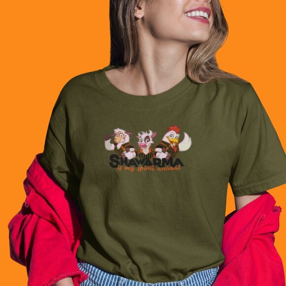 Shawarma is My Spirit Animal Shirt |  Funny Islam Statement Shirt Ramadan Shirt - Picture 4 of 10